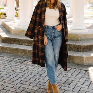 LUSH brand plaid coat